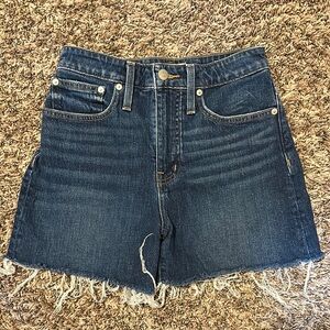 Madewell Curve High-Rise Denim Shorts 26